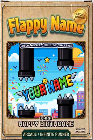 Captura del juego Flappyname
